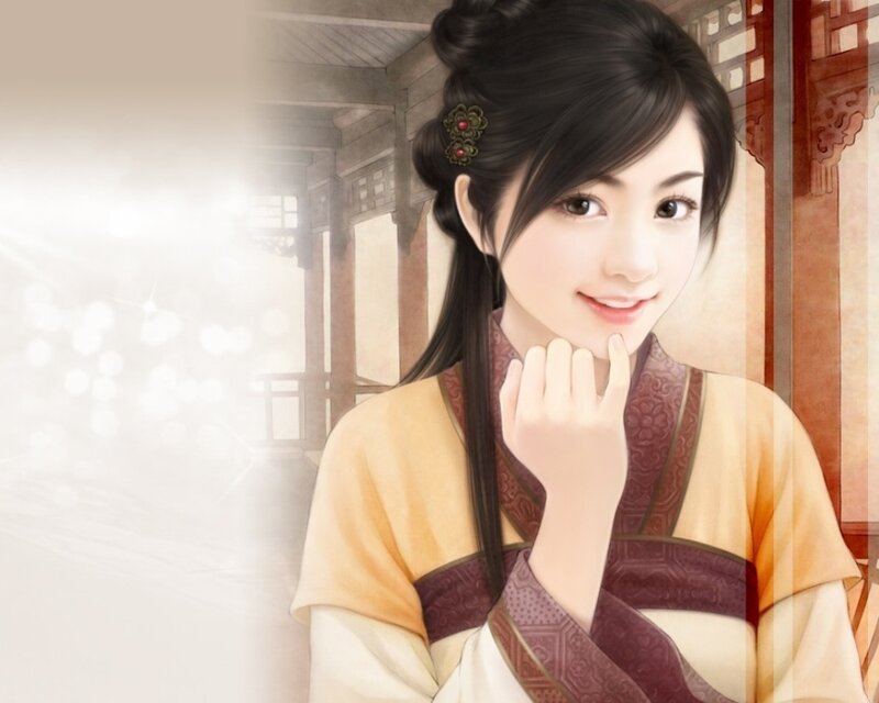 woman in traditional attire