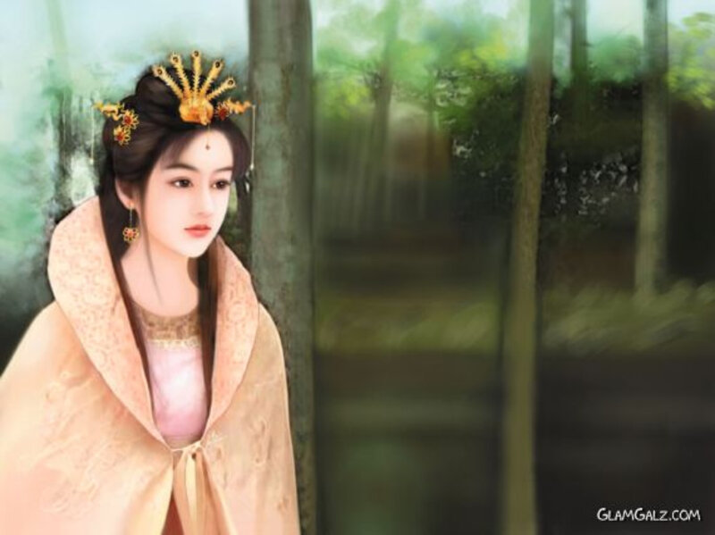 woman in traditional attire