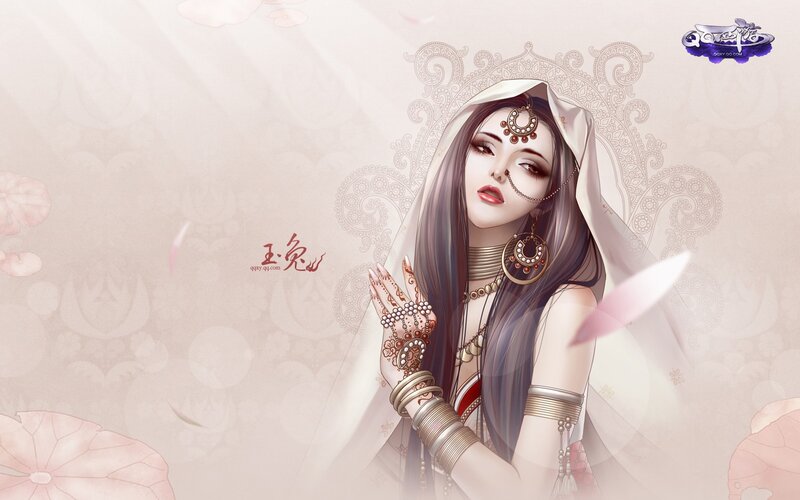 woman in traditional attire