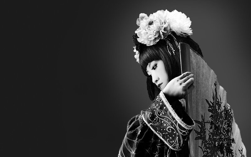 woman in traditional attire
