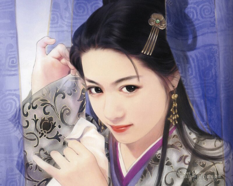 woman in traditional attire