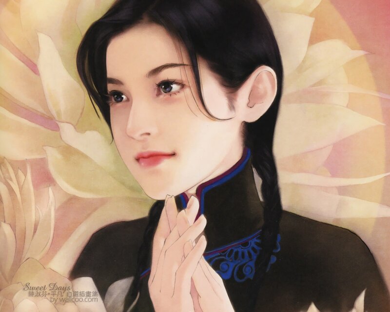 woman in traditional attire