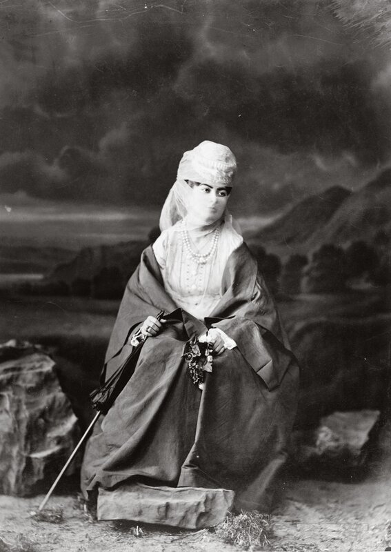 woman in traditional attire