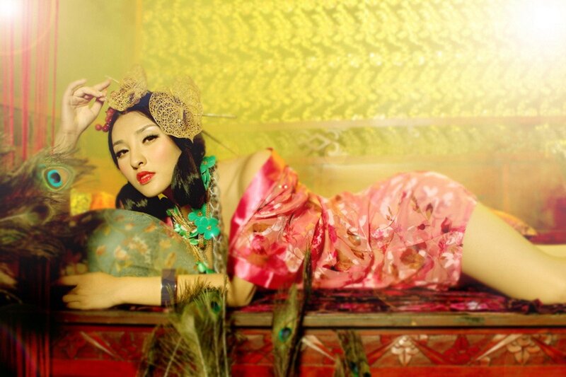 woman in traditional attire