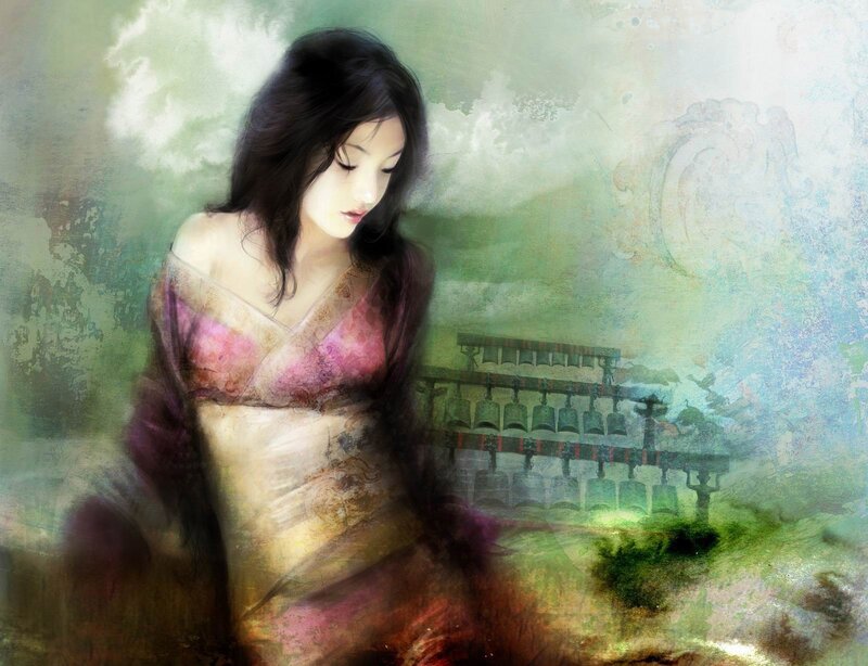 woman in traditional attire