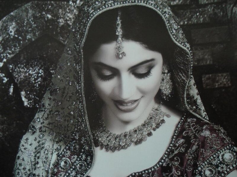 Woman in Traditional Attire — Black, Dramatic, Photograph, Veil
