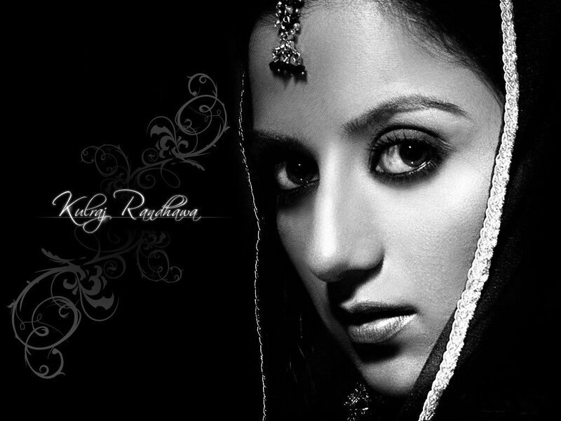Woman in Traditional Attire — Black, Dramatic