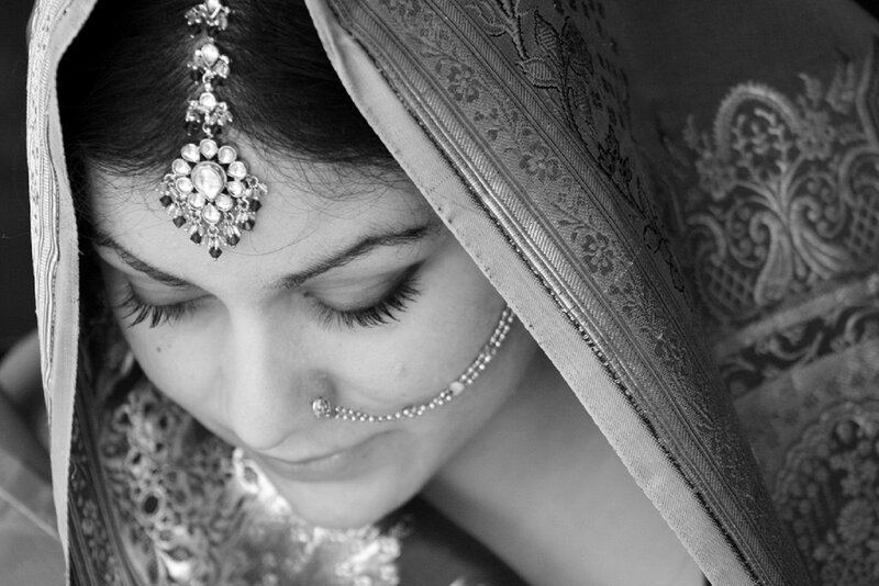 Woman in Traditional Attire — Black, Serene, Photograph