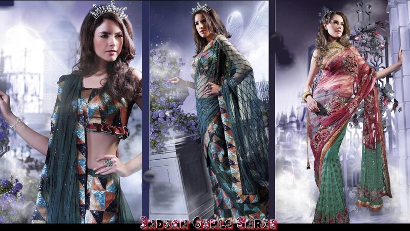 Woman in Traditional Attire — Green, Dramatic