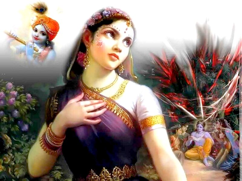 Woman in Traditional Attire — Purple, Serene