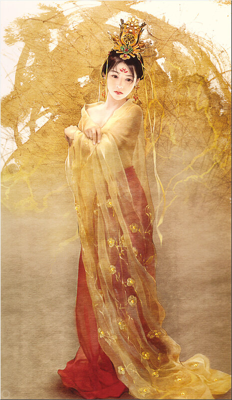 woman in traditional chinese dress