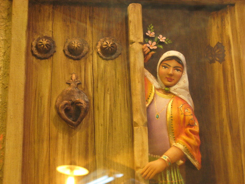 Woman in Traditional Clothing — Brown, Calm