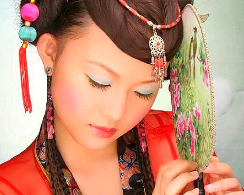 woman in traditional costume