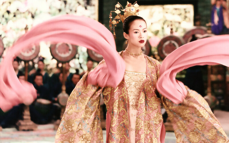 woman in traditional costume dancing