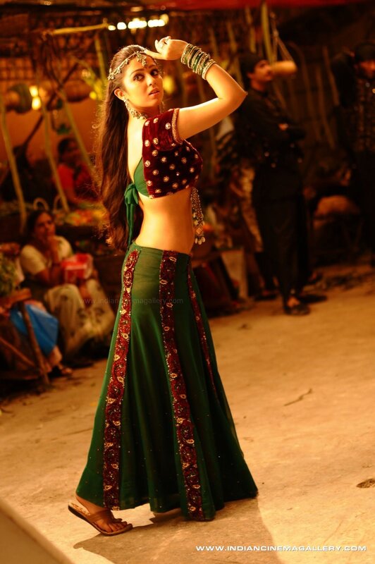 woman in traditional dance attire