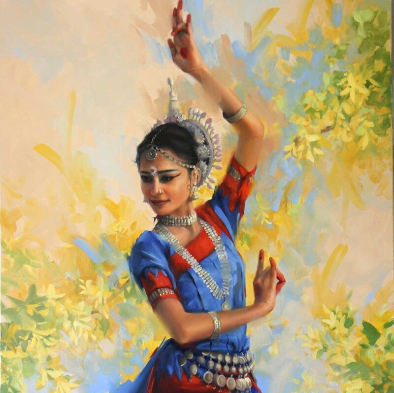 Woman in Traditional Dance