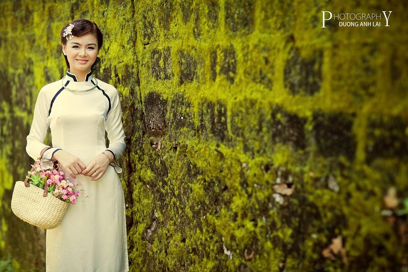 Woman in traditional dress with flowers