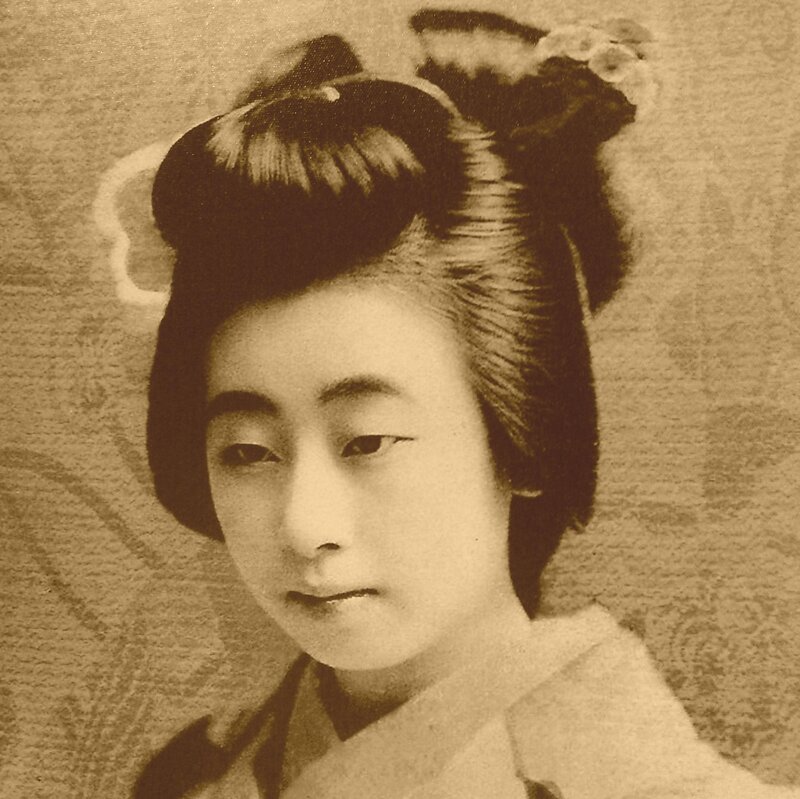 Woman in Traditional Hairstyle