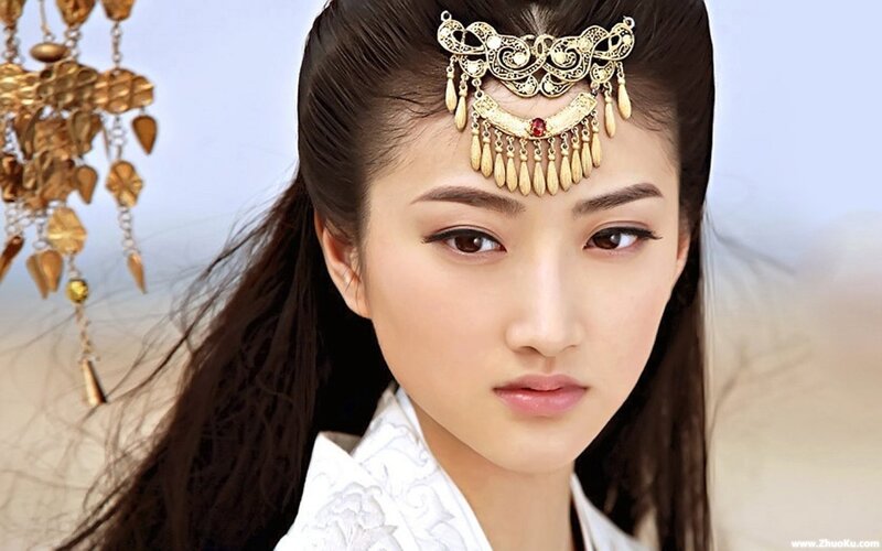 woman in traditional headpiece