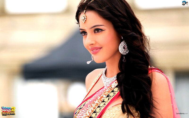 Woman in traditional Indian attire