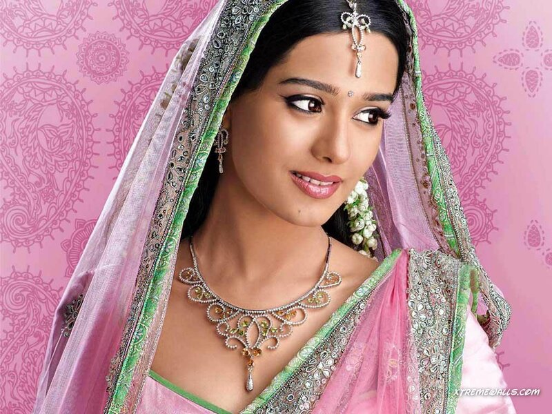 Woman in Traditional Indian Attire — Pink, Serene