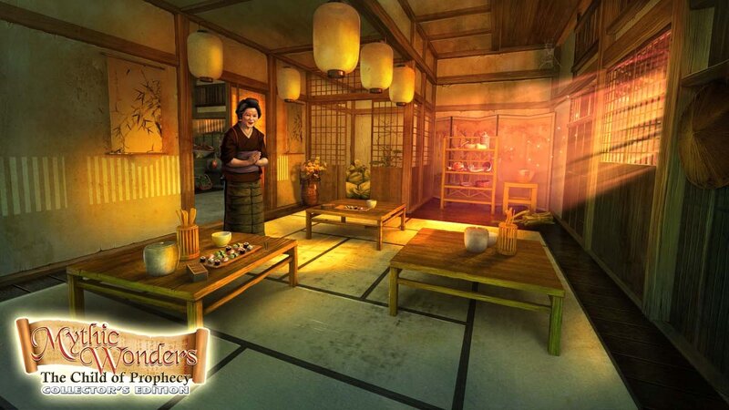 Woman in Traditional Japanese Room — Brown