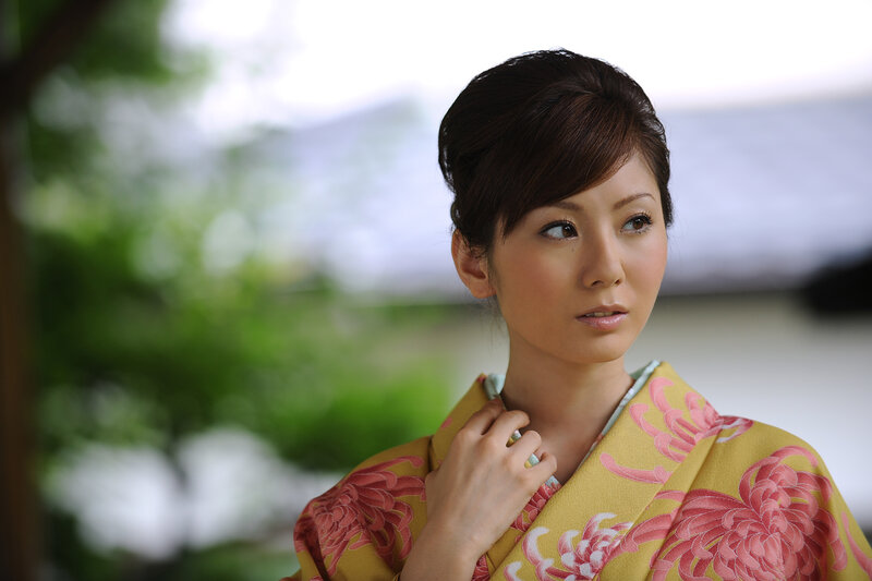woman in traditional kimono