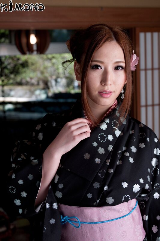 Woman in traditional kimono