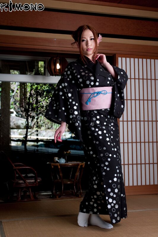 Woman in traditional kimono