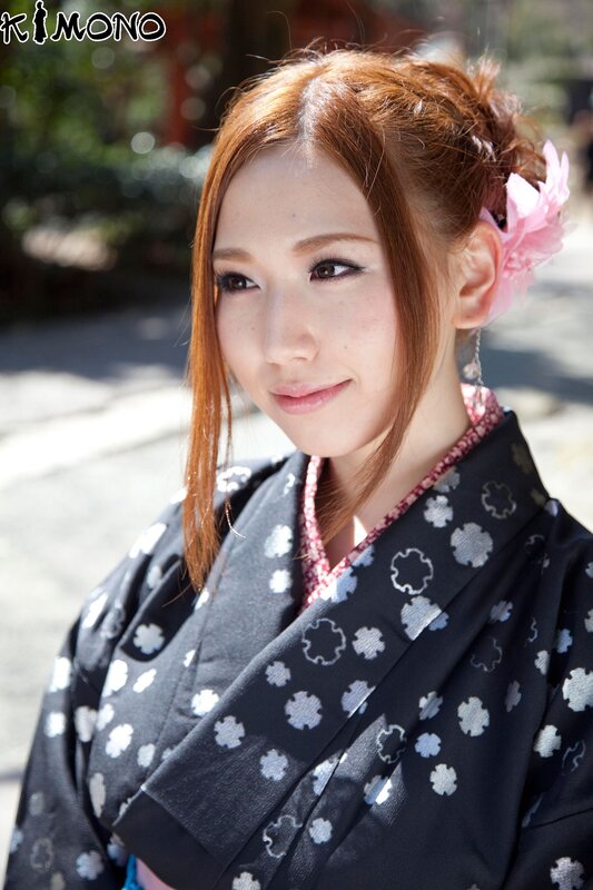woman in traditional kimono