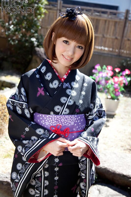 Woman in traditional kimono