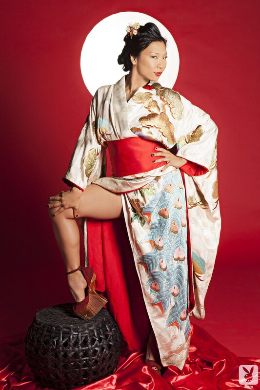 woman in traditional kimono