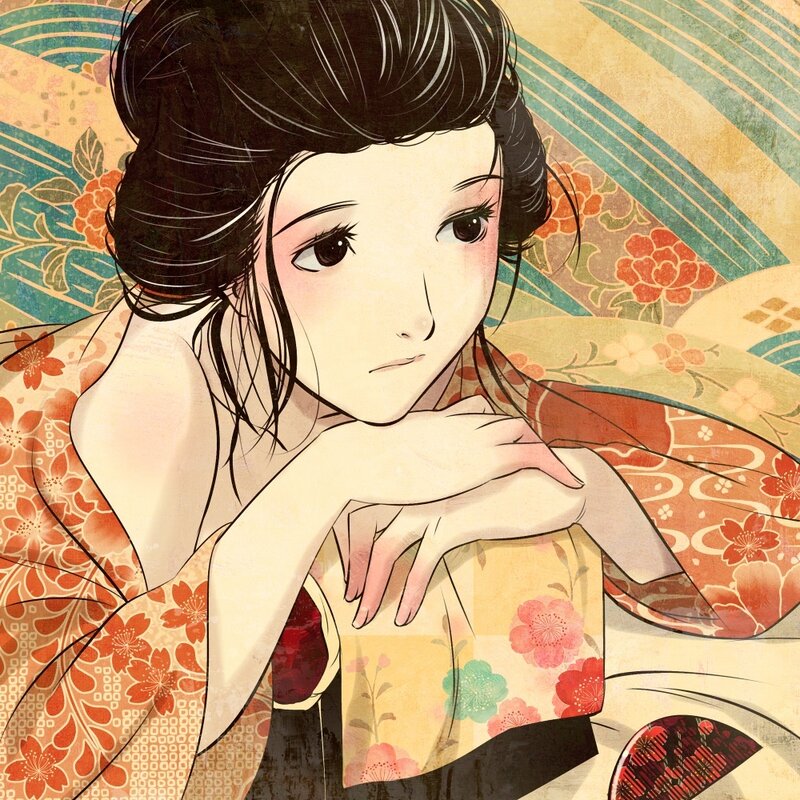 woman in traditional kimono