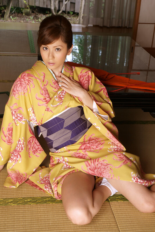 Woman in traditional kimono