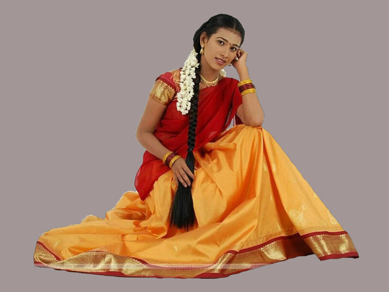 woman in traditional sari
