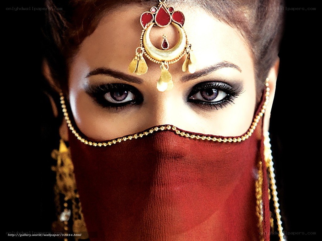 woman in traditional veil