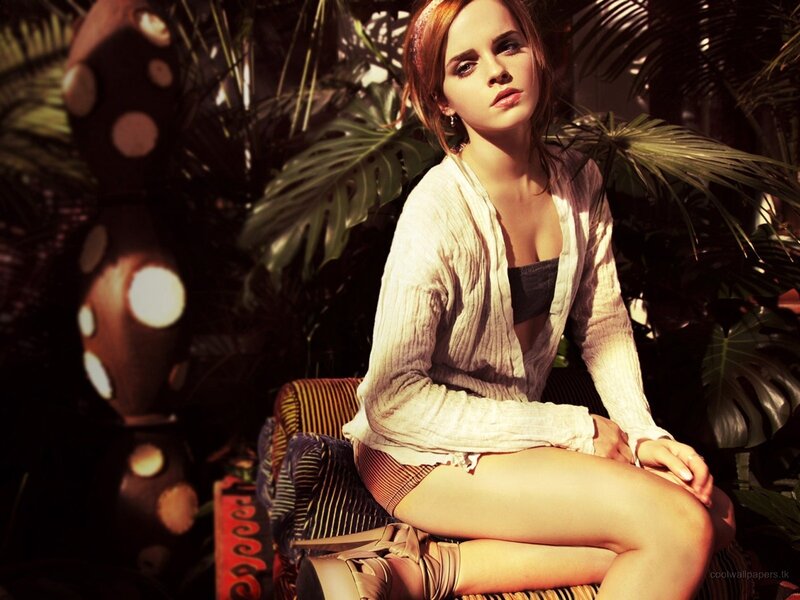 woman in tropical setting