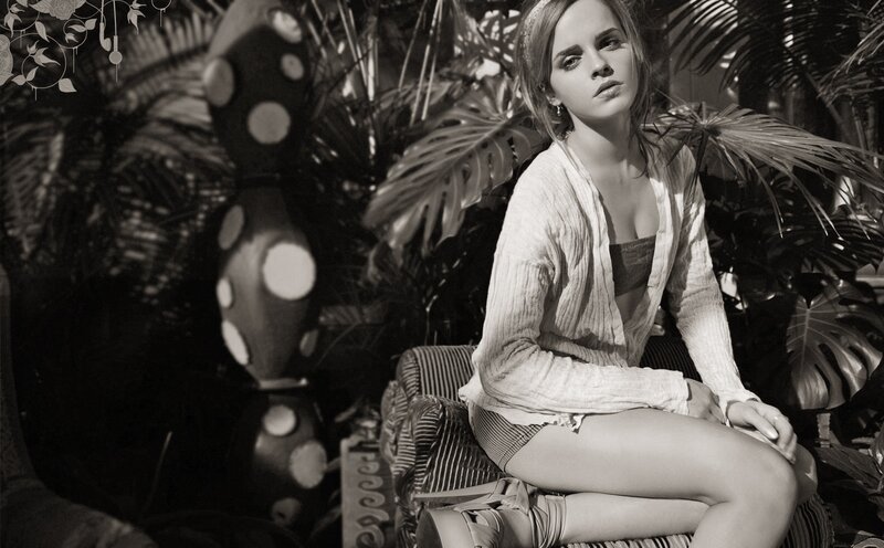 woman in tropical setting