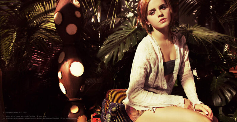 woman in tropical setting