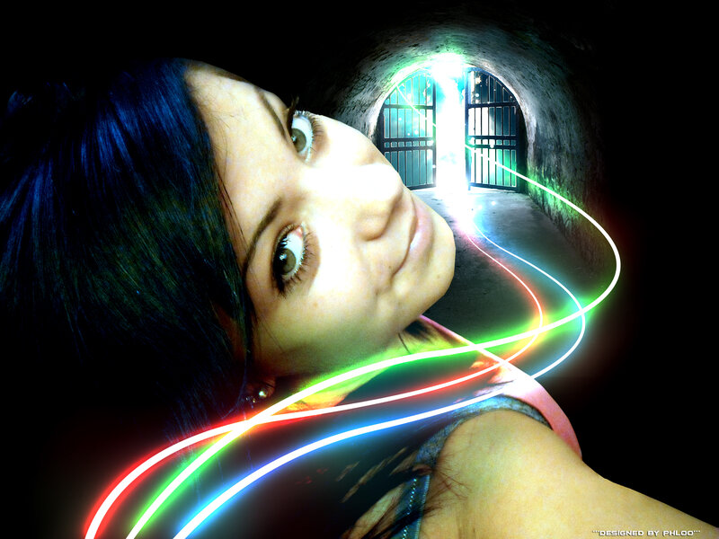 Woman in Tunnel — Black