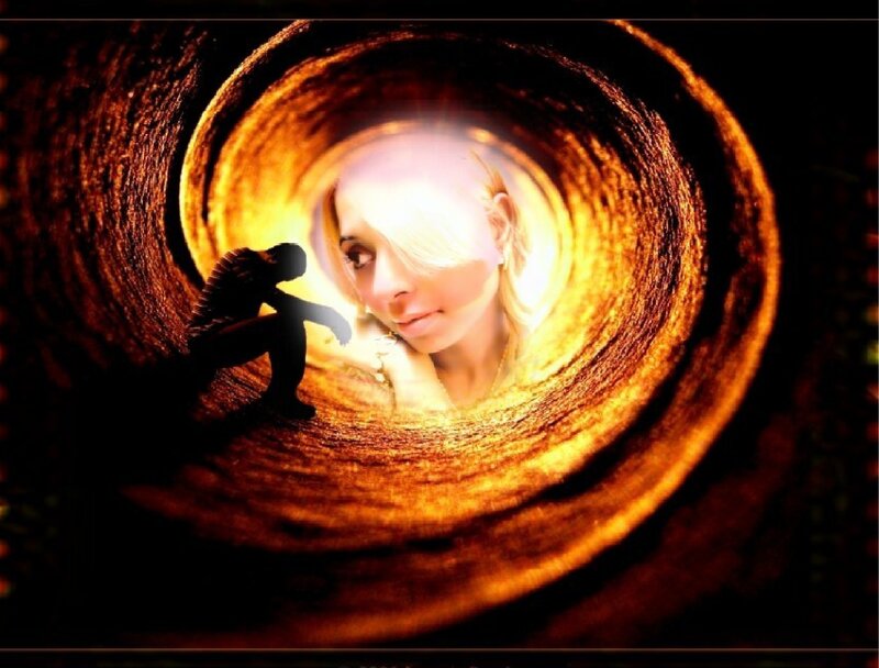 Woman in Tunnel