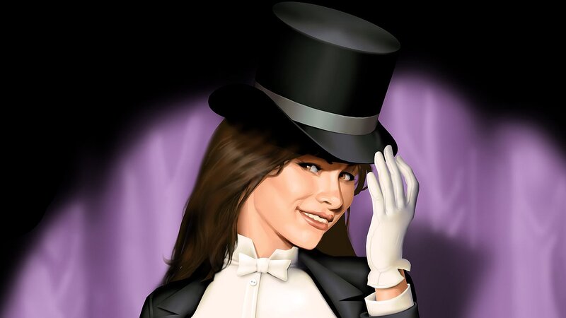 Woman in Tuxedo — Black, Dramatic