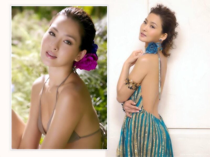 woman in two different outfits
