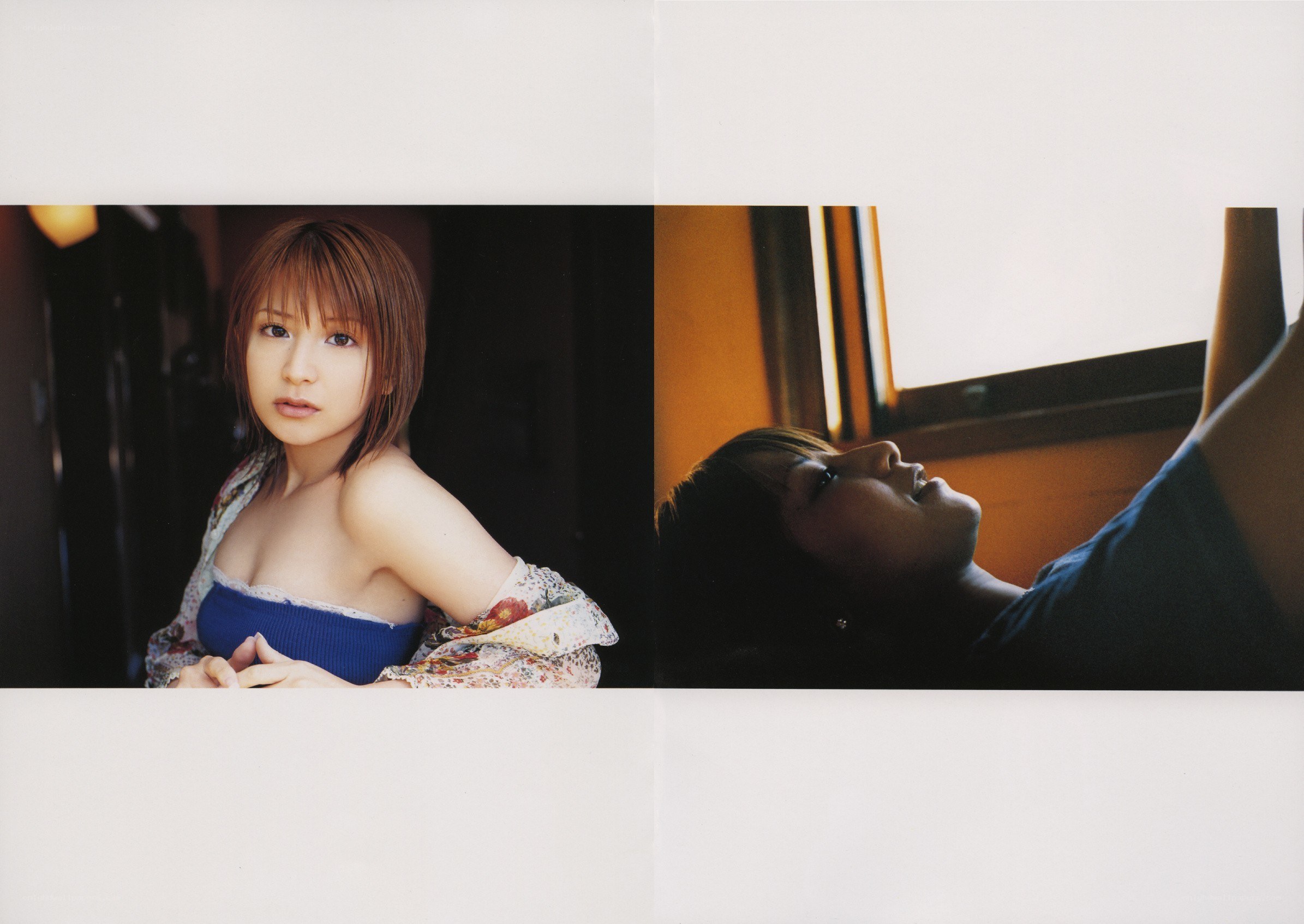 woman in two poses