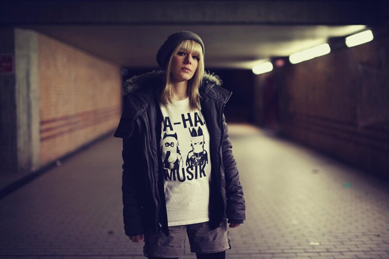 woman in underground tunnel