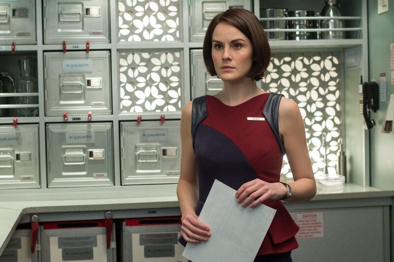 Woman in Uniform — Red, Serious