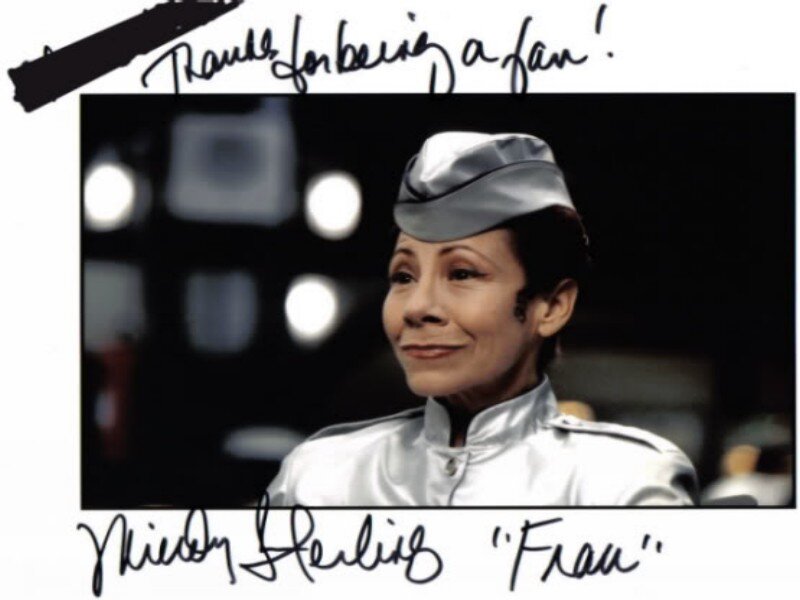 Woman in Uniform — White, Neutral