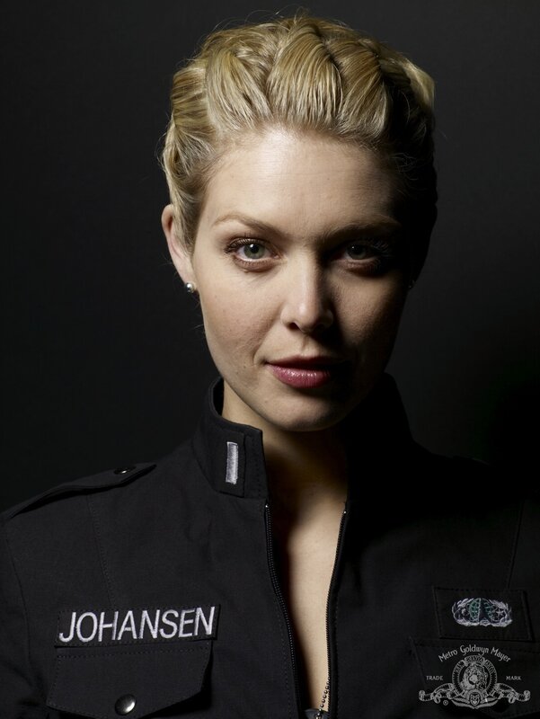 Woman in uniform with name tag