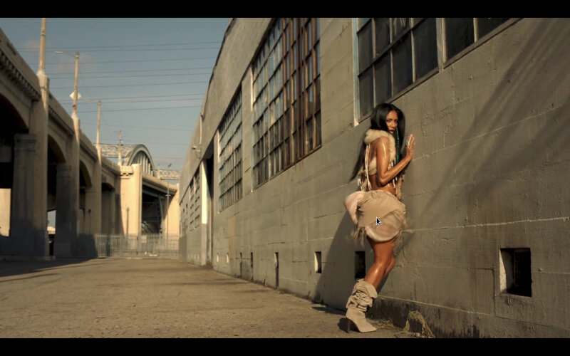 woman in urban setting