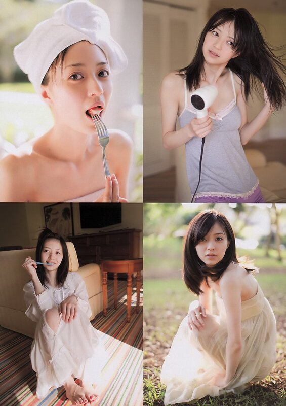 woman in various casual settings